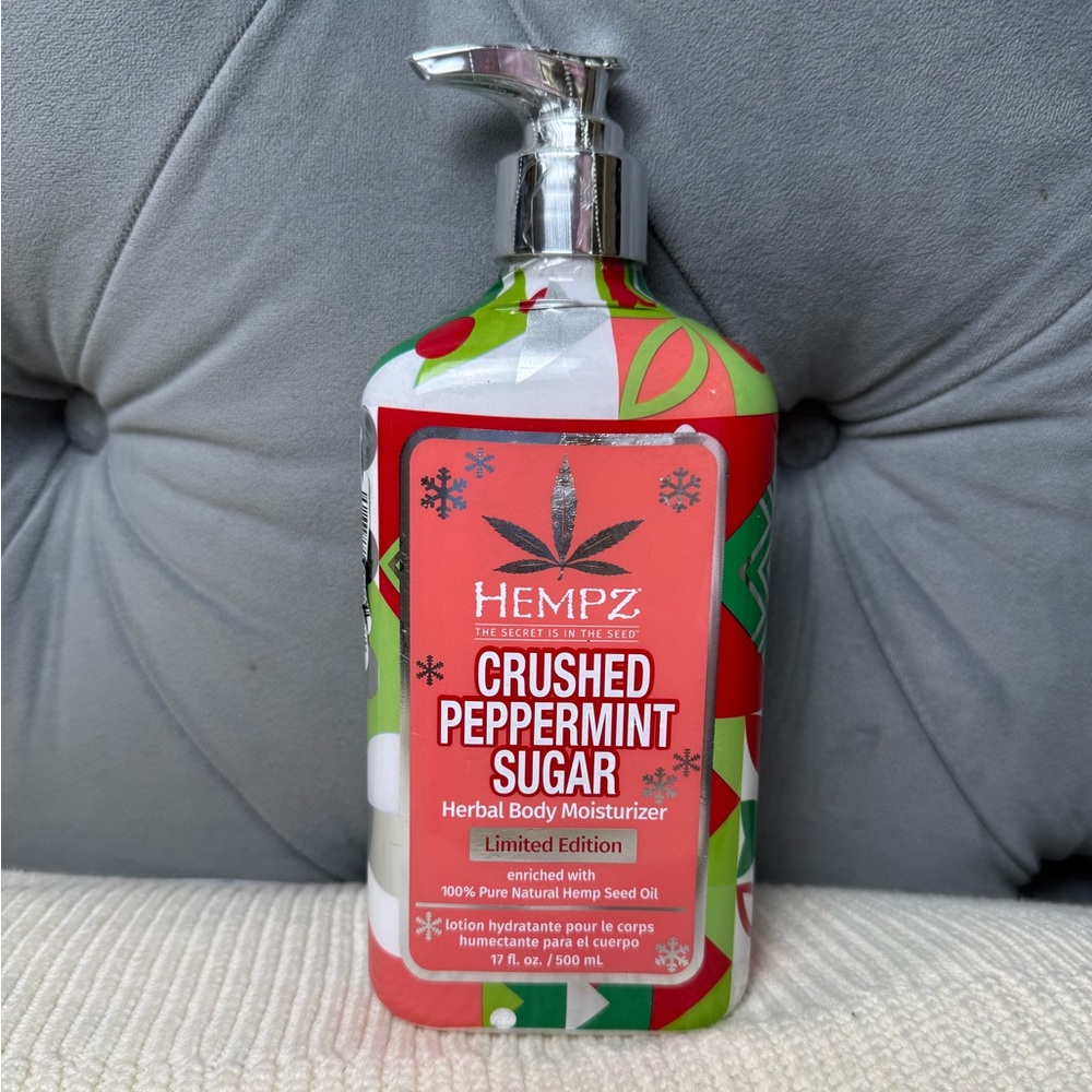 HEMPZ Crushed Peppermint
Sugar Herbal Body Moisturizer 17oz